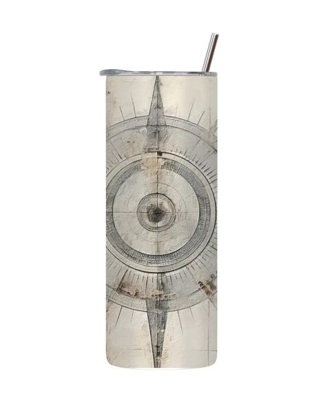 Nautical39 20 Oz Tumbler with Lid and Straw Nautical Graphic Design Gift223