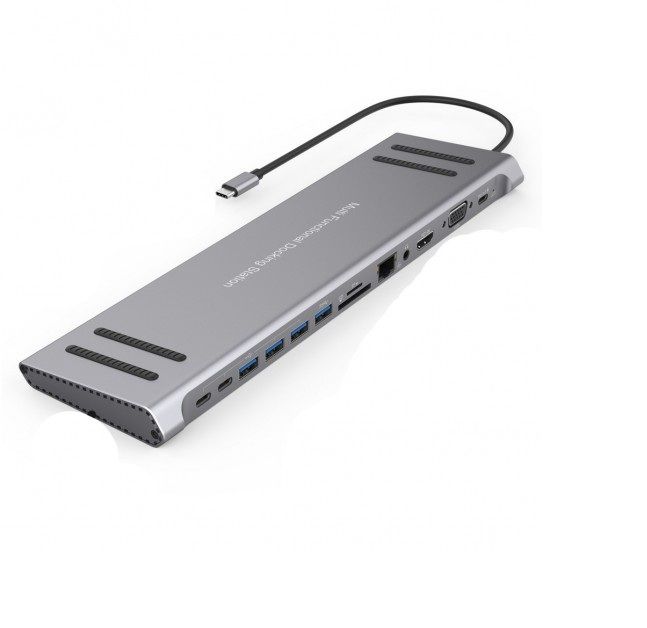 14 In 1 Usb-c Multi Function Docking Station Laptop Base 