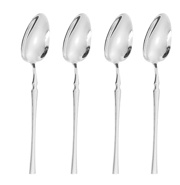 Asian Soup Spoons Chinese Soup Spoons Stainless Steel Spoons, Thick Heavy