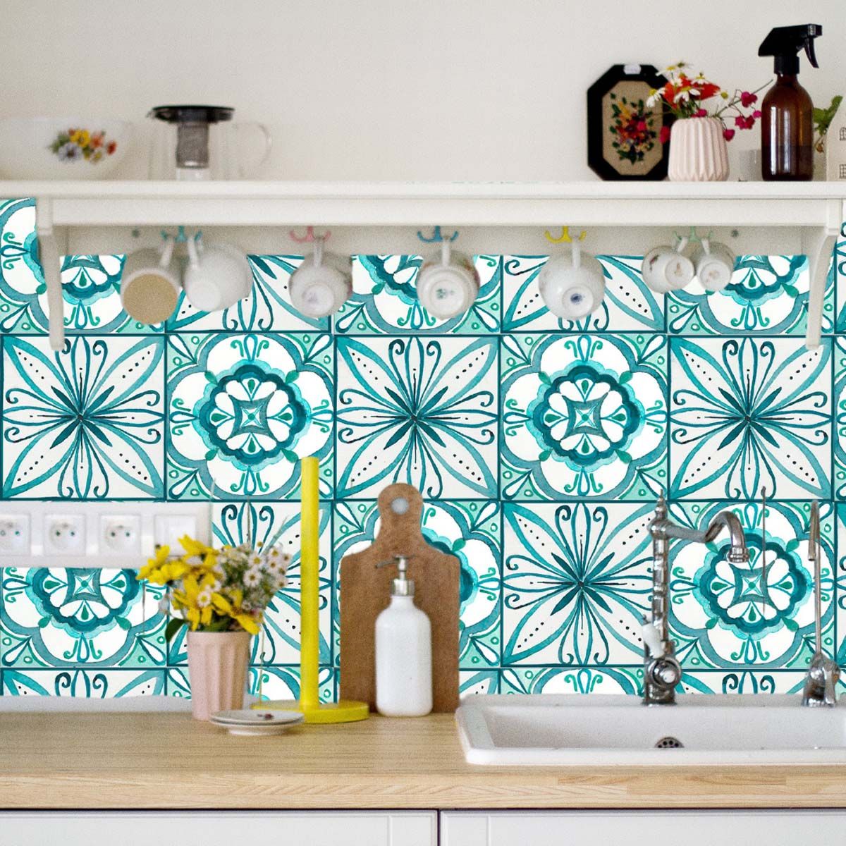 Turquoise Tile Wall Stickers Buy Online in South Africa