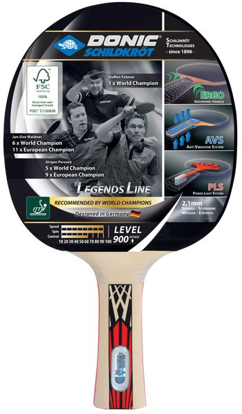 Donic-Schildkröt Legends 900 Table Tennis Bat