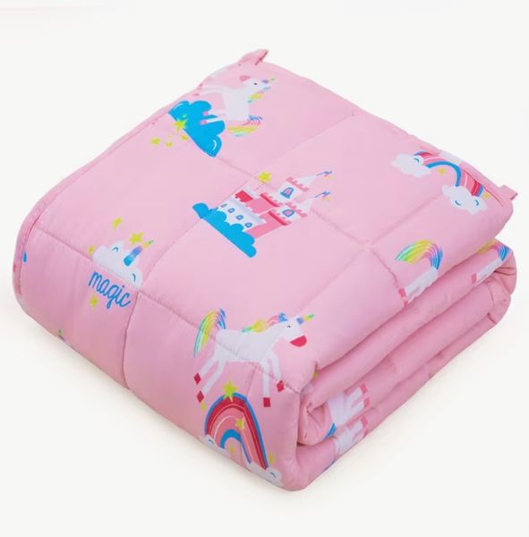 Unicorn Dreams Weighted Blanket for Girls