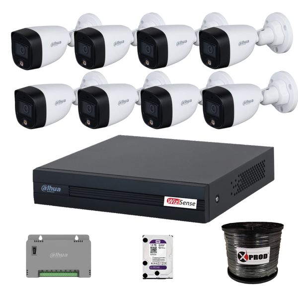 Dahua 1080P HD Full Color 8 Channel Complete Kit