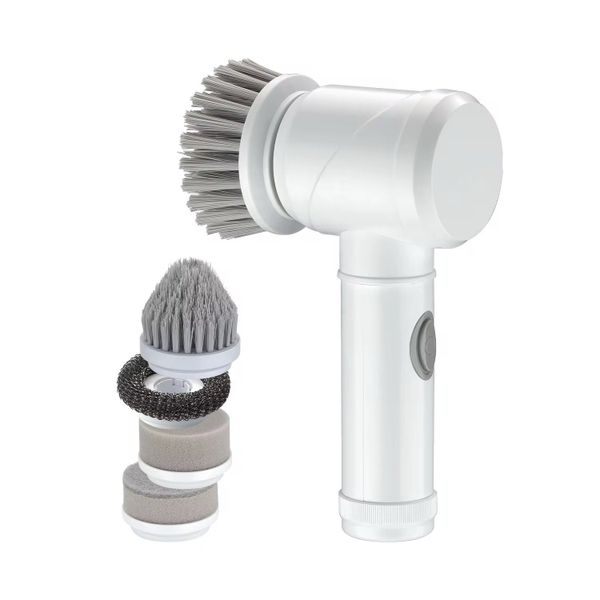 5in 1 Rechargeable Multifunctional Household Brush Spin Scrubber