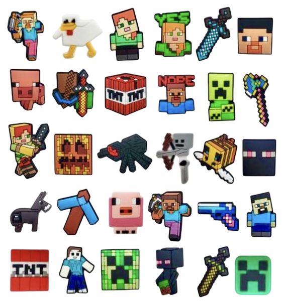 Minecraft Shoe Charms (30)