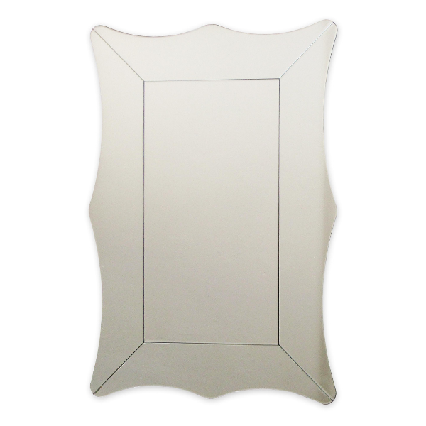 Classic Princess Rectangle Mirror, 900mm x 600mm, Mirror-on-Mirror Design