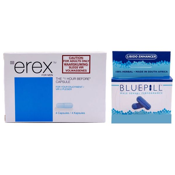 Erex for Men and Blue Pill combo