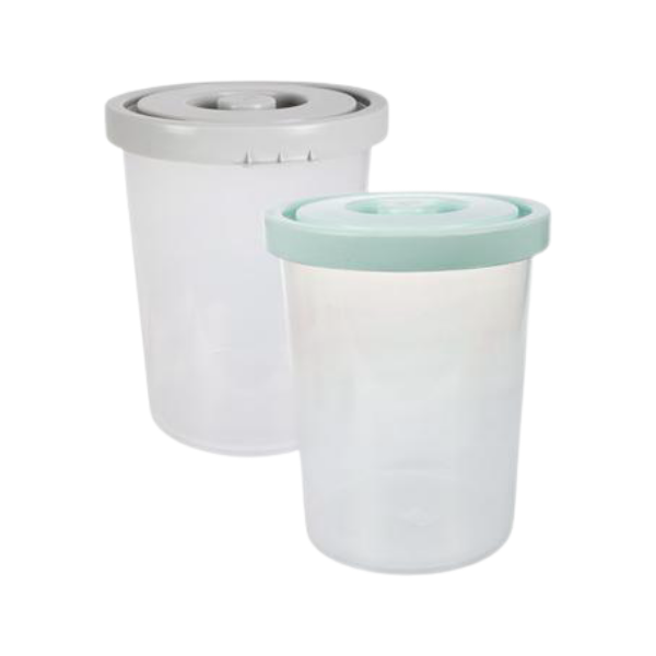 SD - Clear Base Containers - 8 Litre - 2 Pack