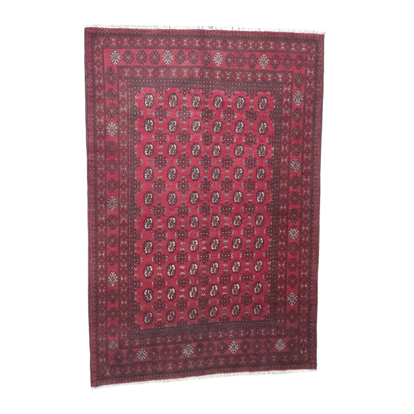 Carpet Express &amp; Decor/HandMade Ruby Red Afghan Carpet - 240 x 167cm