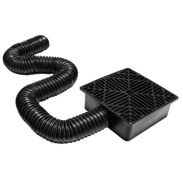 Downspout Extender with Universal Drain Adapter