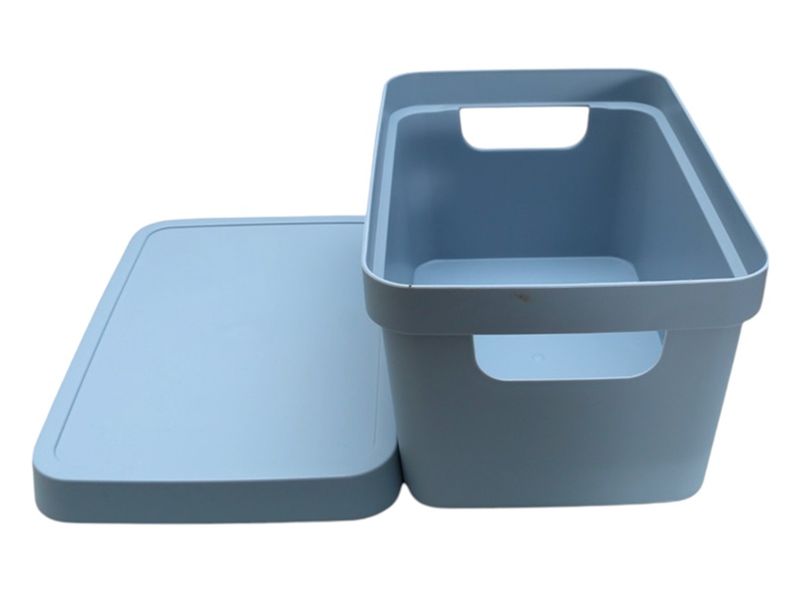 Storage Solutions Plastic Storage Box with Lid