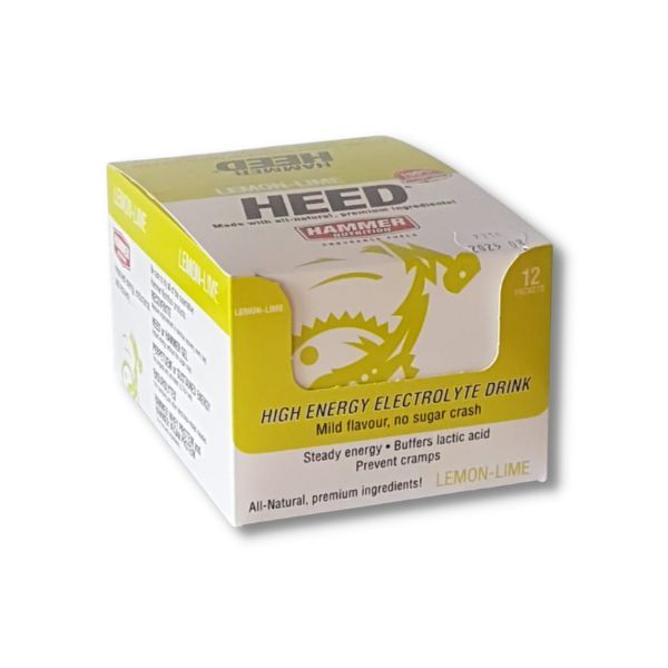 Hammer Nutrition Heed Sports Drink Lemon/Lime 12 Single Serving Sachets