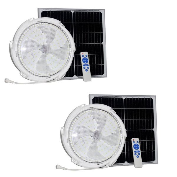 Set of 2 60W LED Solar Ceiling Light