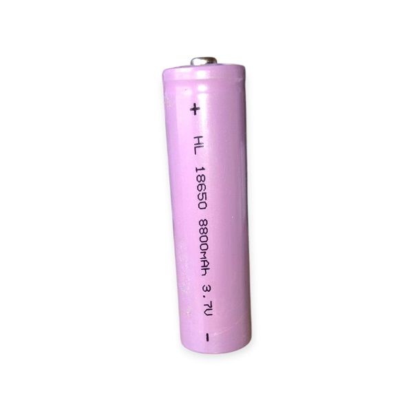 Rechargeable 18650 3.7V Pointed Top Batteries 8800mAh Purple