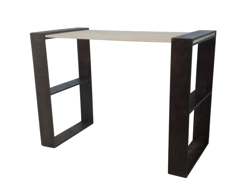 Portable Wooden Desk Worstation - Detachable, Screw-Free, Quick Assembly