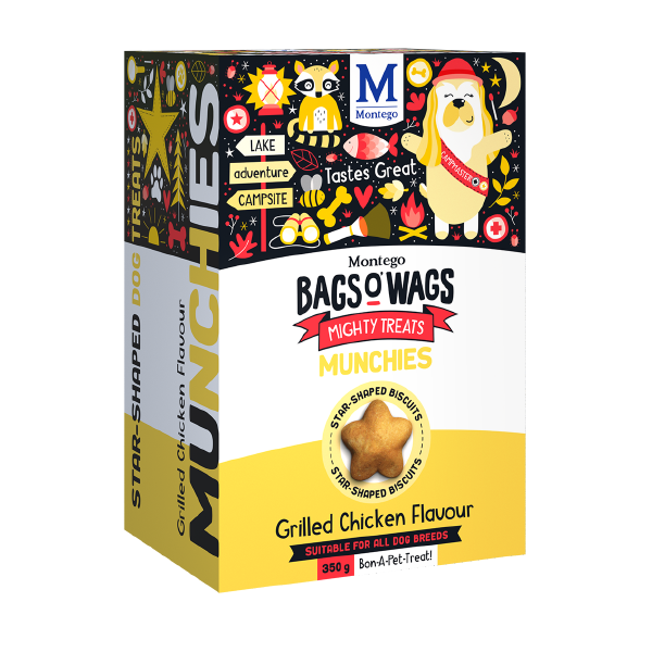 Montego Bags O' Wags 350 g Chicken Munchies Dog Treats