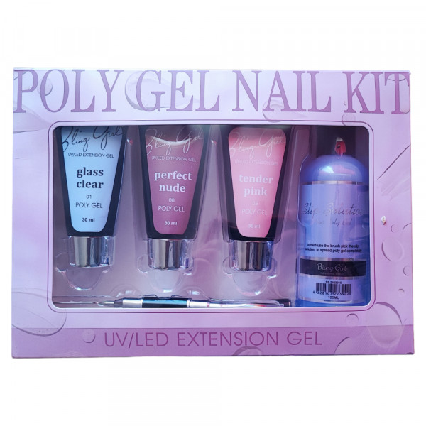 Poly Gel Nail Kit