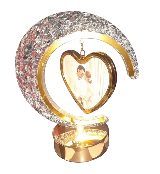 Moon LAMP Photo Frame with touch panel