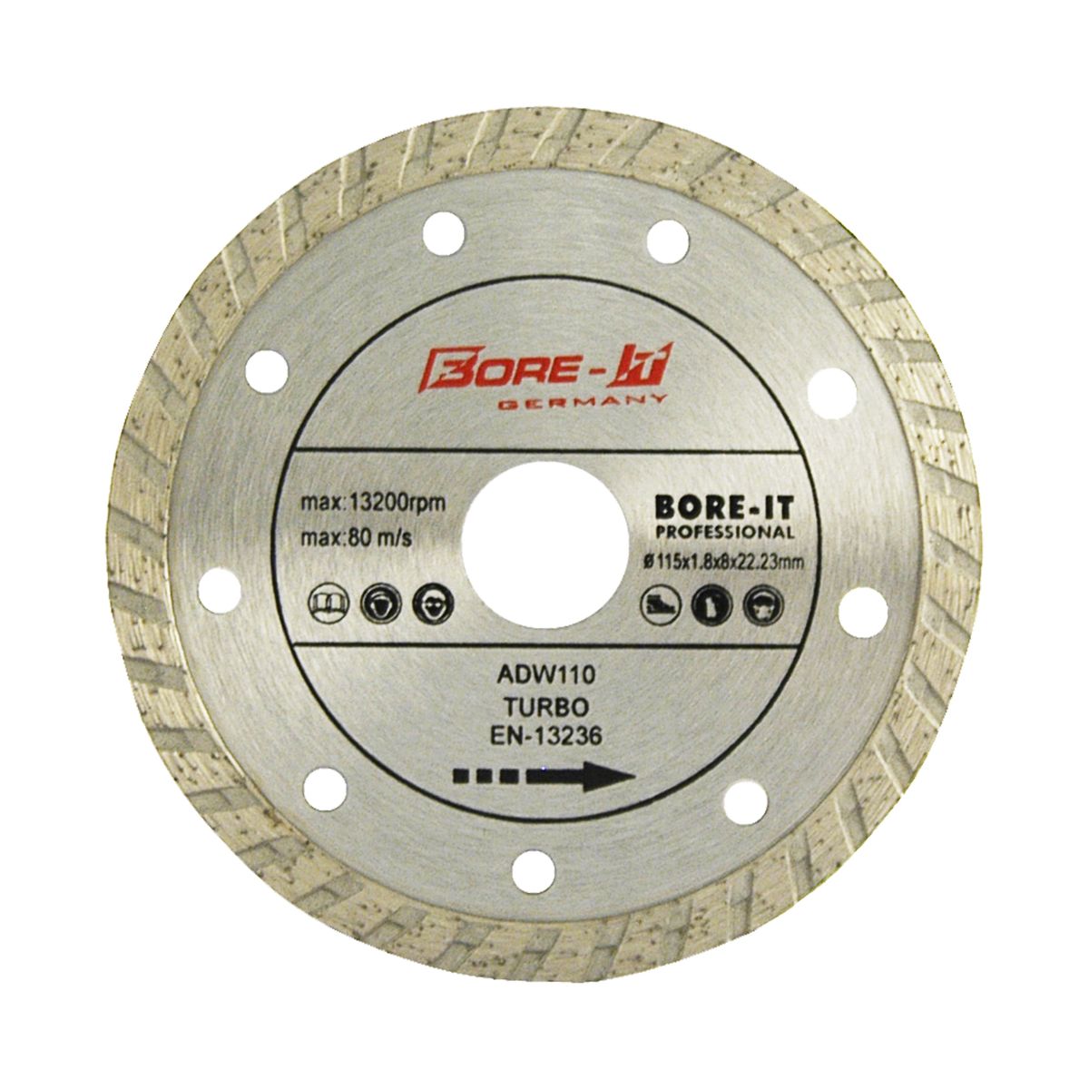 Boreit Diamond Blade Turbo 115mm 10 Pack Shop Today. Get it Tomorrow!