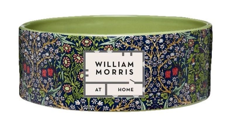 William Morris At home Canine Ceramic Feeding Bowl