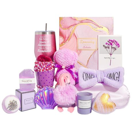 12 Pieces Bath Gift Set Relaxation Spa Gift Luxury for Women Wife Birthday Image