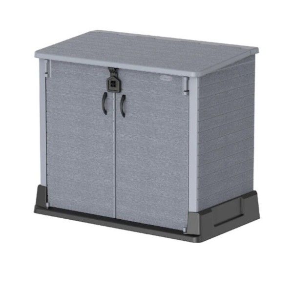 Cosmoplast Storage Shed Dark Grey 850L