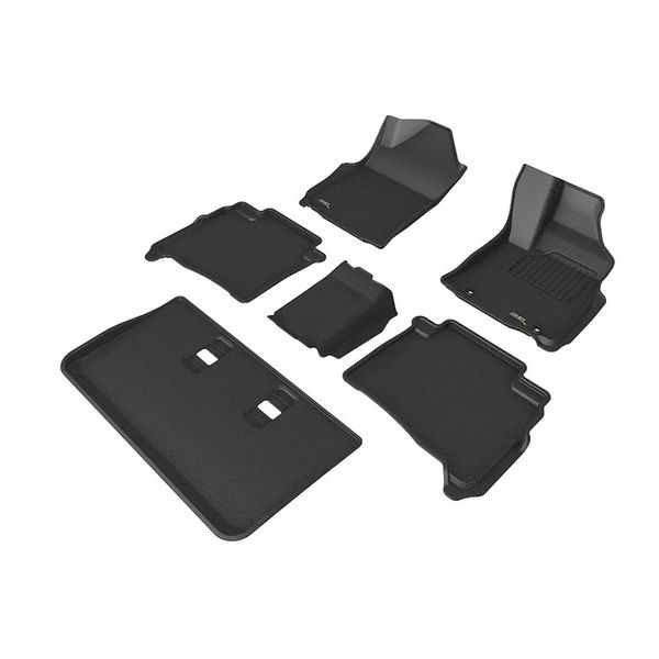 3D MAXpider Compatible with KAGU Fortuner (2016-Present) Moulded Floor Mats - Automatic