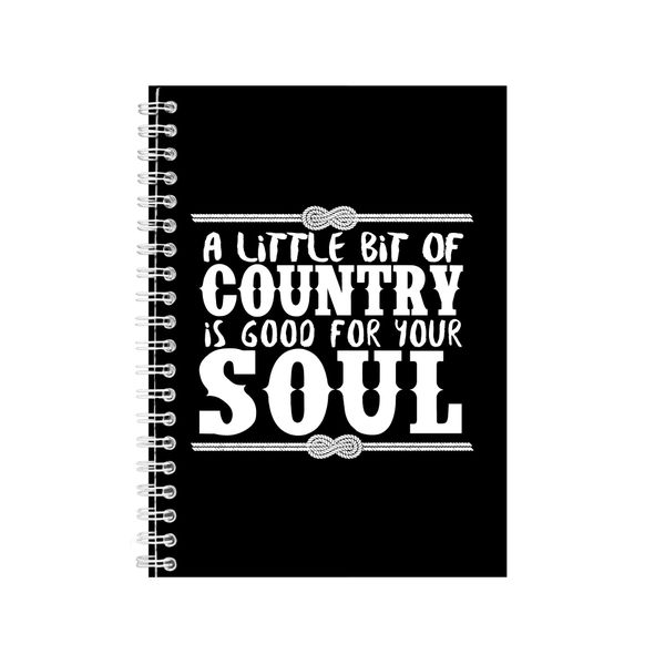 Country Wire Bound Notebook Gift Idea Writing Books A4 Notepad