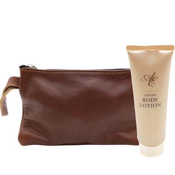 Make Up Bag and Body Lotion Gift Set