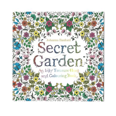 Release Your Inner Explorer and Colourist with Secret Garden Colouring Book Image