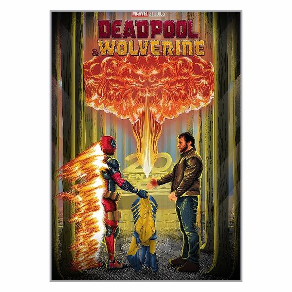Deadpool &amp; Wolverine Hand Shake Poster - A1
