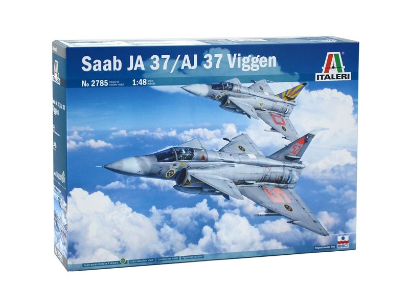 Italeri 1/48 SAAB 37 Viggen Plane Plastic Model Kit
