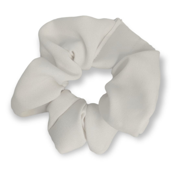 M&amp;N Hair Scrunchie - White