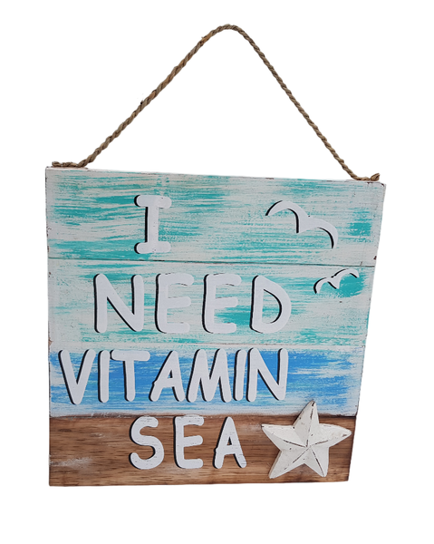 Wood Board - Vitamin Sea - 30x30cm