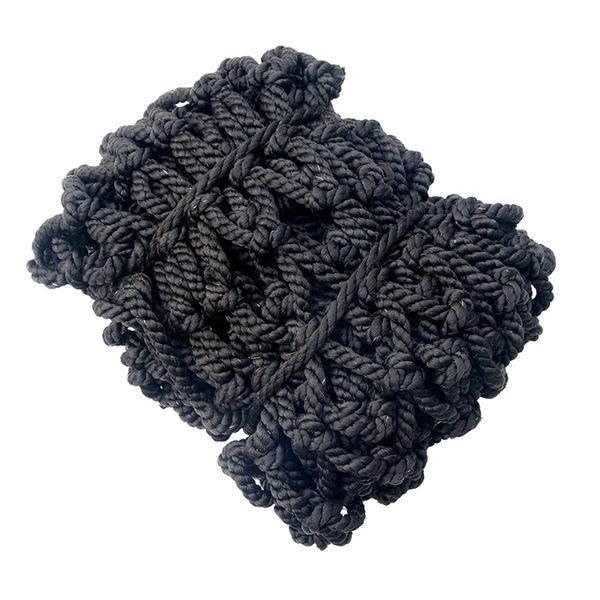 Garden Indoor &amp; Outdoor Black Nylon Rope Safety Fencing Net (1m x 3m)