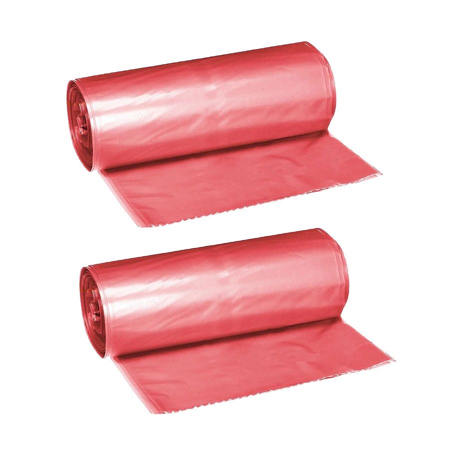 Sanitary Bin Liners 56x66cm 125 Liners Red 2 Pack Shop Today
