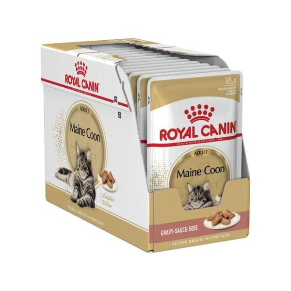 Royal Canin Maine Coon Adult Wet Cat Food Pouches 12 x 85g