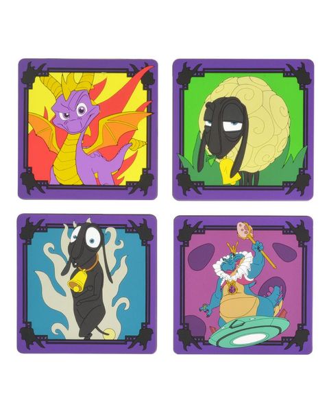 Spyro the Dragon Silicone Coasters (4 pack)