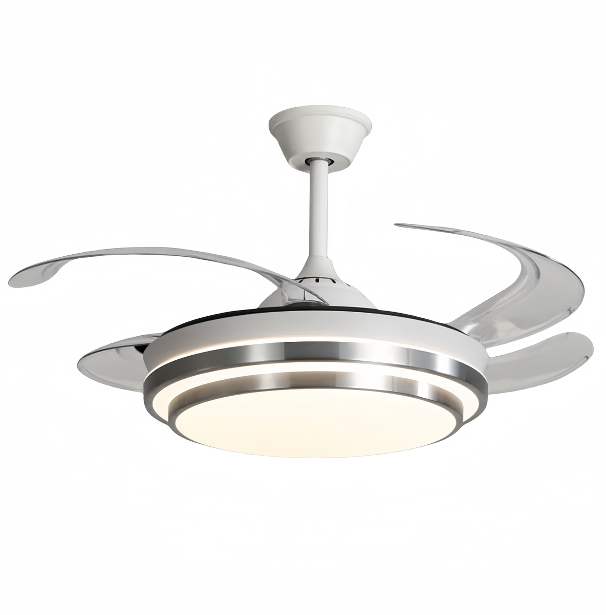 MTY LED Invisible Fan Light Aluminum Star Cover Bluetooth Speaker