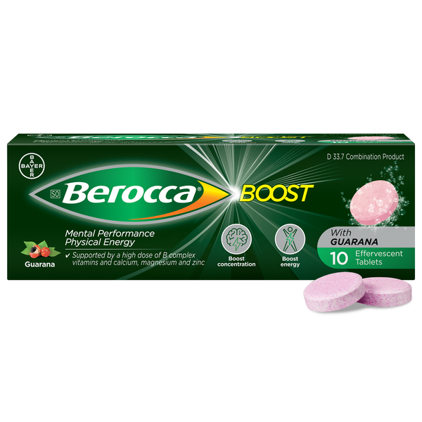 Berocca Boost Effervescent Tablets - 10's