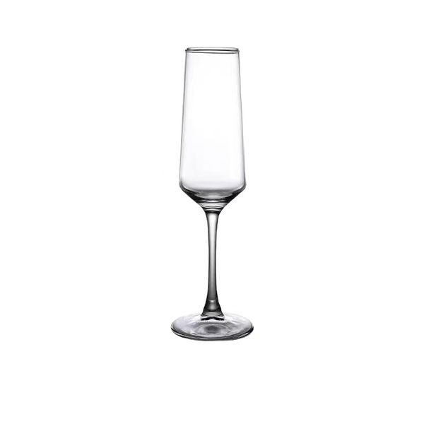 INS-style high-end tall glass, slightly tipsy cocktail glass,