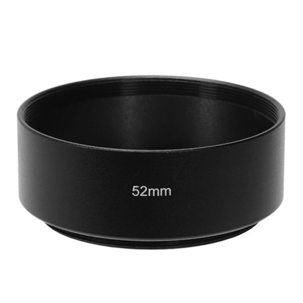52mm Mount Standard Metal Lens Hood For Canon Nikon Pentax Sony Olympus