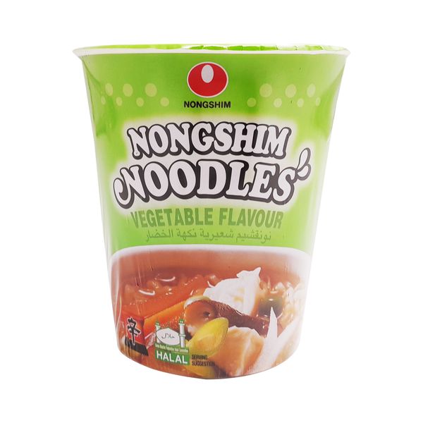 Nongshim - Noodle Cup Vegetable Flavour 4 Pack - 260g
