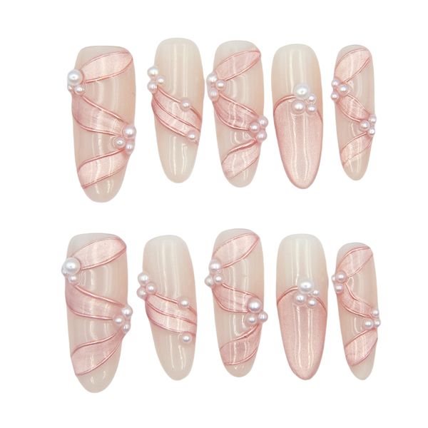 Salon Quality Handmade Reusable Gel Press-On Nails Nails