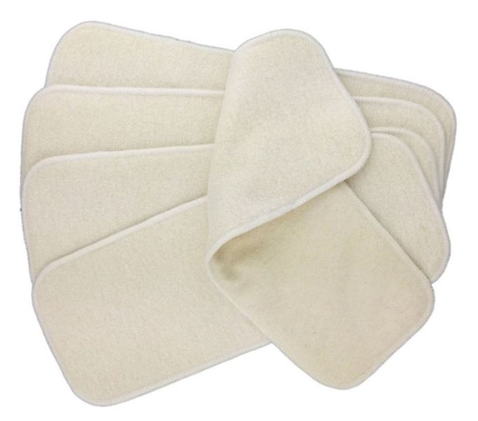 5 pack baby cloth diaper 4 layer hemp insert
