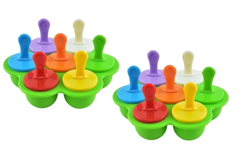 Gloopie- Double Pack Silicon Ice Lolly Popsicle Moulds