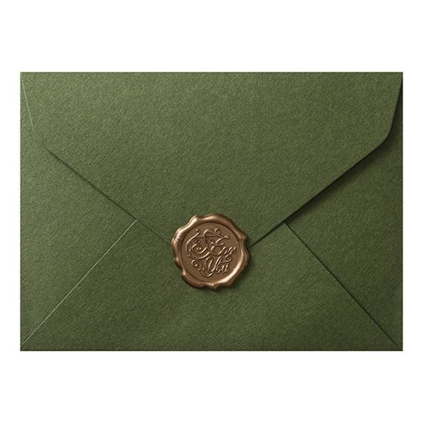 20Pcs Modern Simplicity Envelope With Fire Paint Imprint 16X12Cm A