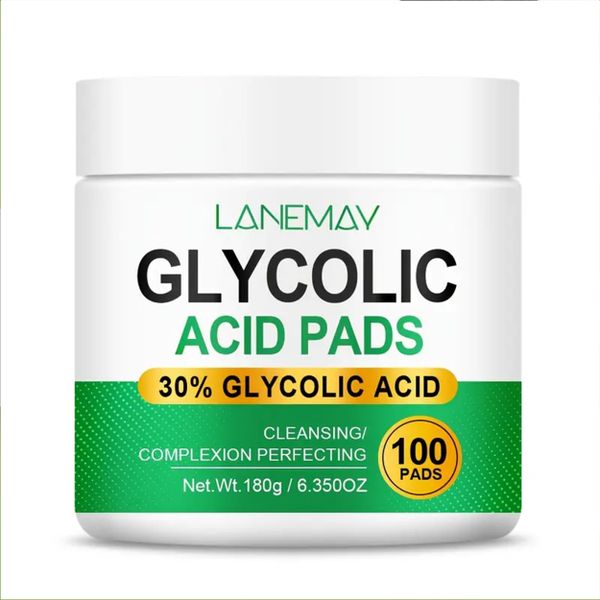Glycolic Acid Exfoliating Pads - 100 Count