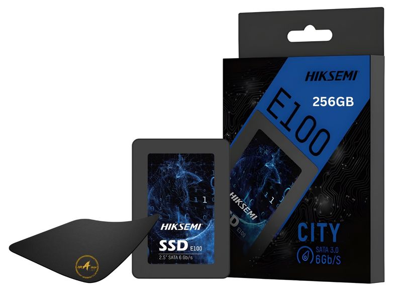 Hiksemi City Series 256GB 3D SSD NAND SATA III / 6 GB + Mouse Pad