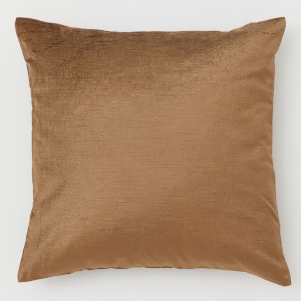 Velvet Light Brown scatter cushion/pillow cover (cover only)